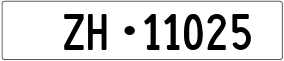 Truck License Plate